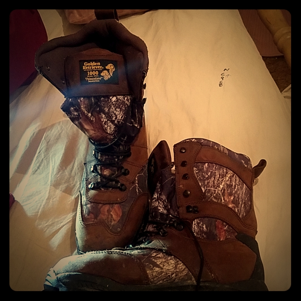 Golden retriever insulated water proof boots